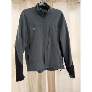 Mountain Hardwear Offwidth softshell jacket in blue with black accents